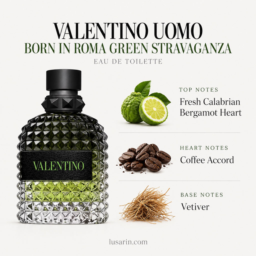 Uomo Born In Roma Green Stravaganza Eau De Toilette 100ml
