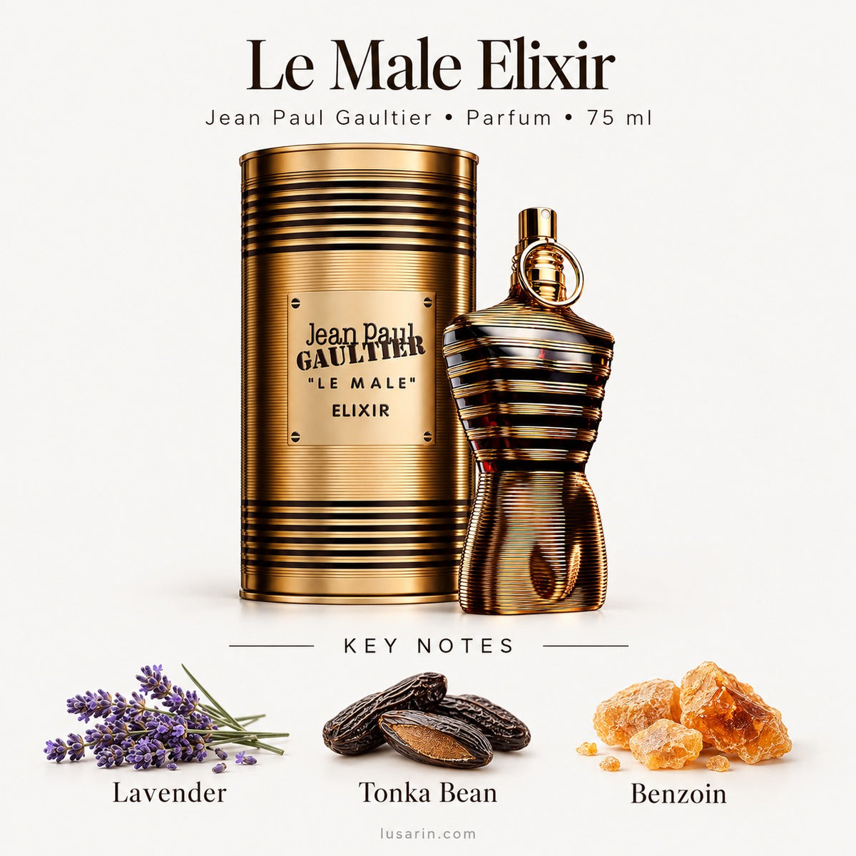 Le Male Elixir Perfume 75ml